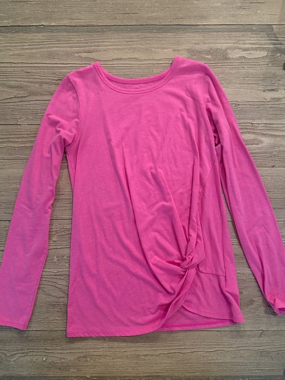 Lilly Pulitzer Luxletic Long-Sleeve Twist Hem Top - Lilly Pink